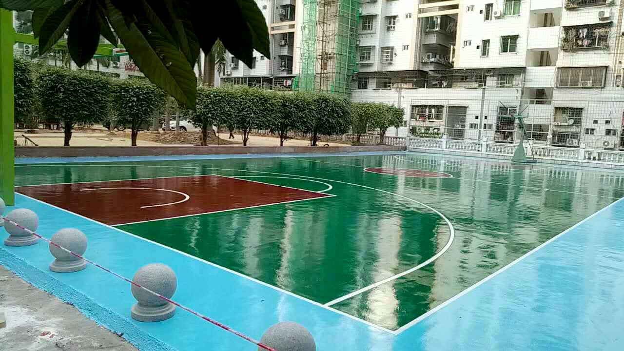 翁源县国税局篮球场－环氧地坪漆